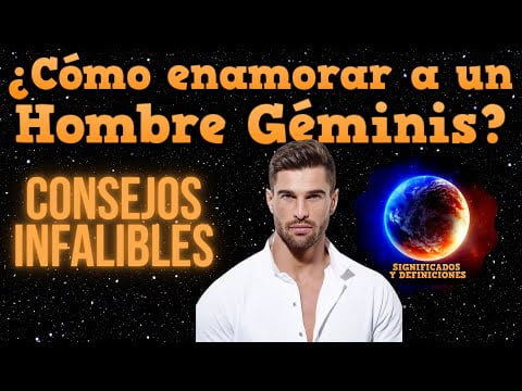 Señales de enamoramiento en un hombre géminis