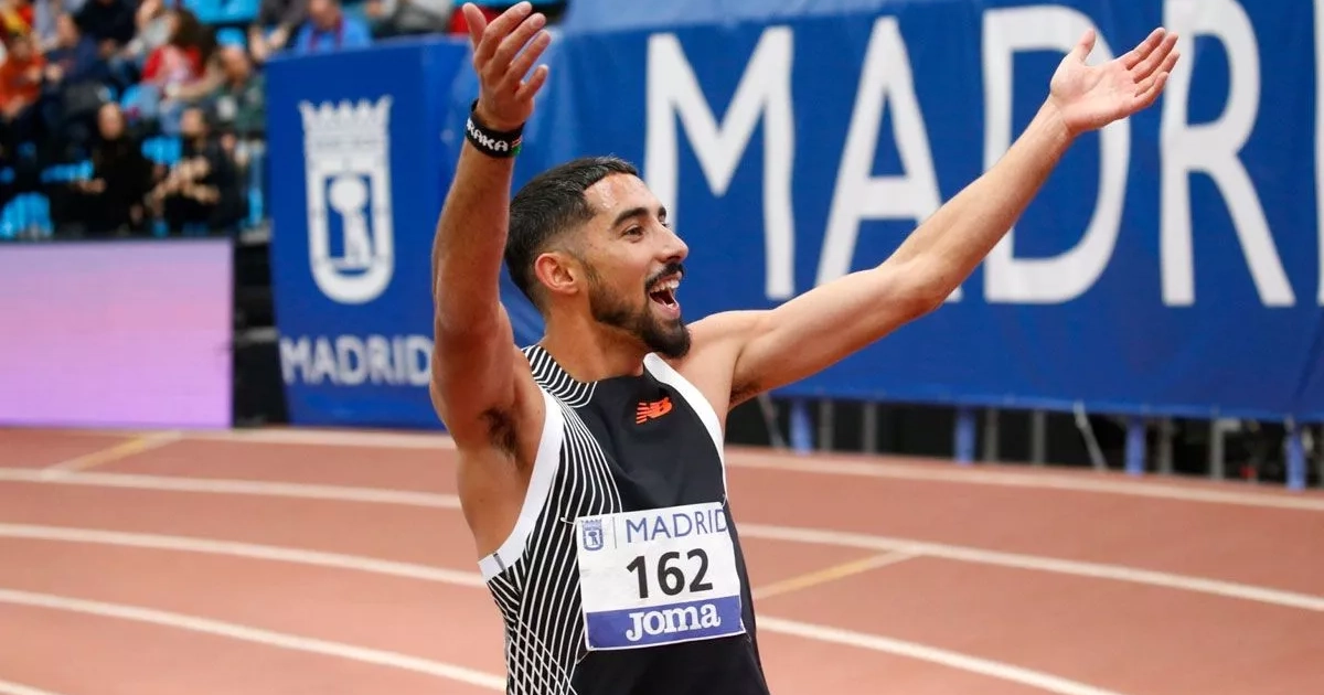 Saúl Ordóñez arrasa en los 800 metros de la Liga de Diamante de Atletismo